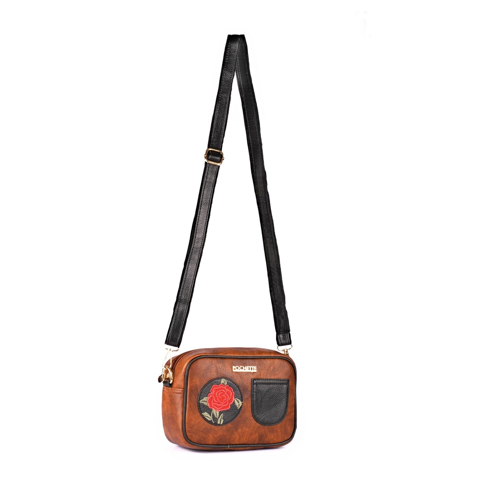 Pochette Box/Fanny Sling Bag(Brown) - SLING BAG