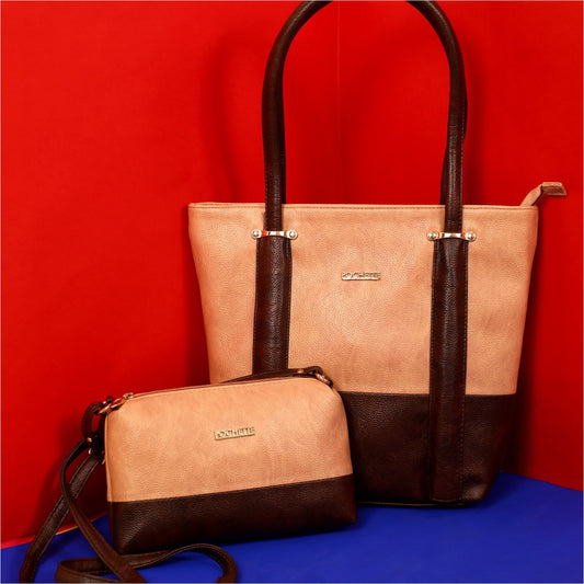 Pochette Chocolate Tote (combo). - tote bag shoulder bag