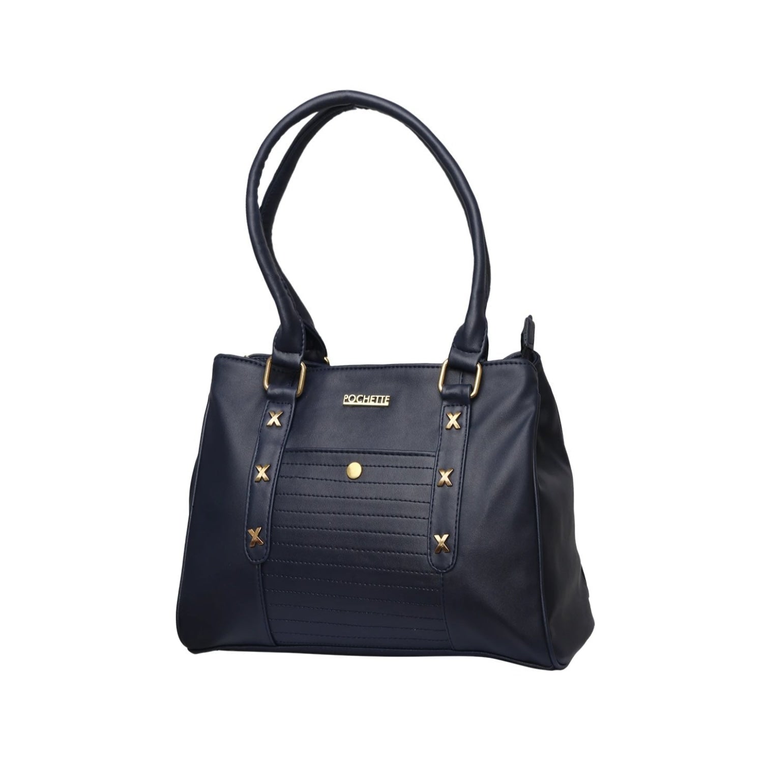 Pochette Elite Blue Handbag. - HANDBAGS