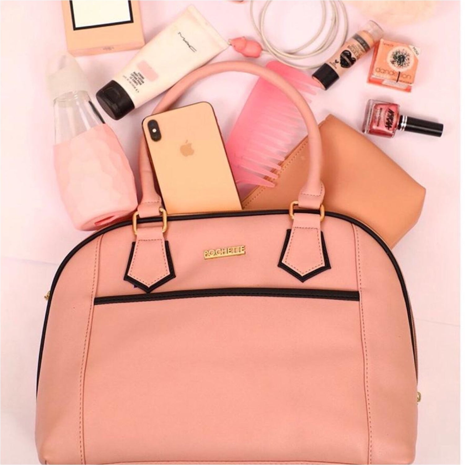 Pochette Flamingo Handbag. - HANDBAGS