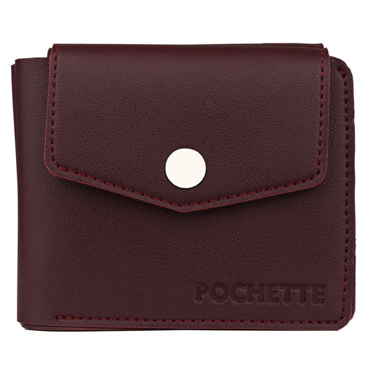 Pochette Mini Wallet (Maroon) - wallets