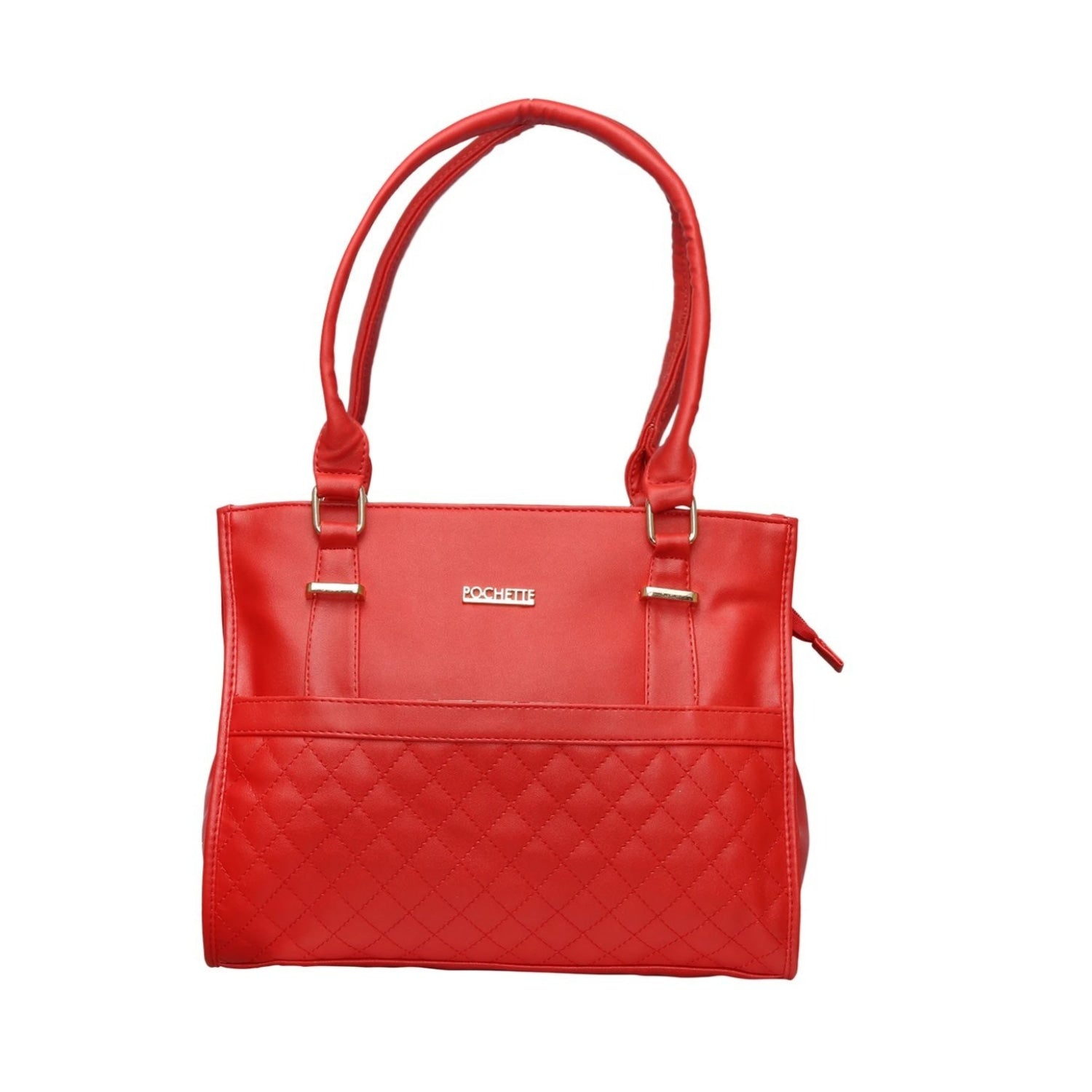 Pochette Red Handbag. - HANDBAGS